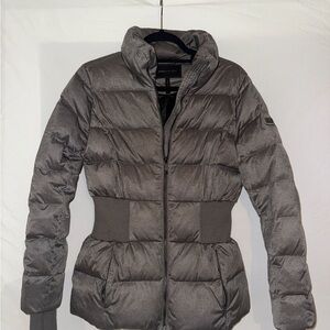 BCBGMaxAzria Gray Puffer Coat